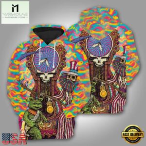 Grateful Dead Steal Your Face Music Festival Wear 3D Shirt