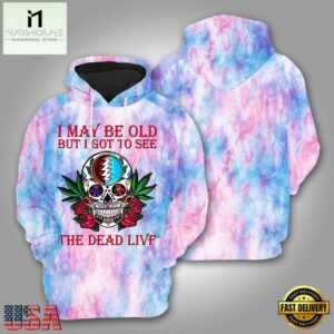 Grateful Dead Tie-Dye Official Band Merch 3D Shirt
