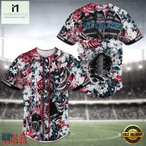 Houston Texans NFL Baseball Jersey Shirt