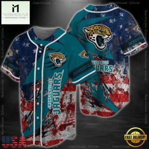 Jacksonville Jaguars NFL Baseball Jersey Shirt For This Season
