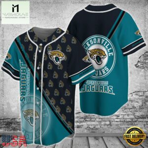 Jacksonville Jaguars NFL Baseball Jersey Shirts