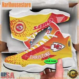 Kansas City Chiefs NFL Personalized Jordan 13 Shoes