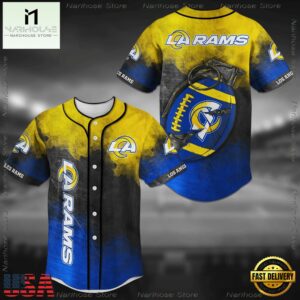 Los Angeles Rams NFL Baseball Jersey Shirt