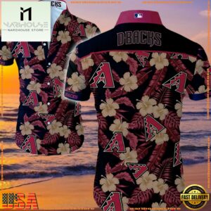 MLB Arizona Diamondbacks Aloha Hawaiian Shirt Summer Button UpGroup