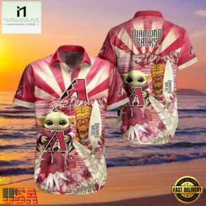 MLB Arizona Diamondbacks Baby Yoda Tiki Fantasy Style Hot Trending Summer Hawaiian Shirt