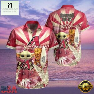 MLB Arizona Diamondbacks Baby Yoda Tiki Fantasy Style Hot Trending Summer Hawaiian Shirt