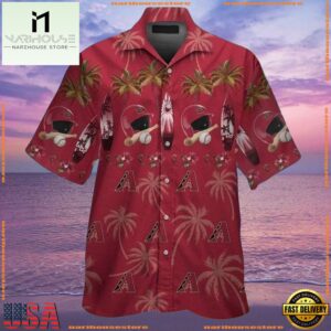 MLB Arizona Diamondbacks Beachside Equipment Hawaiian ShirtGroup