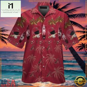MLB Arizona Diamondbacks Beachside Equipment Hawaiian ShirtGroup