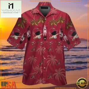 MLB Arizona Diamondbacks Beachside Equipment Hawaiian ShirtGroup