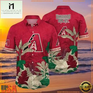 MLB Arizona Diamondbacks Bold Botanical Aloha ShirtGroup