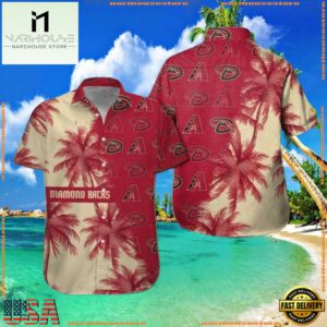 MLB Arizona Diamondbacks Bold Floral Statement Hawaiian Shirt - MLB Fan Gifts 7 MLB Arizona Diamondbacks Bold Floral Statement Hawaiian ShirtGroup