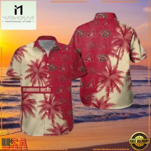 MLB Arizona Diamondbacks Bold Floral Statement Hawaiian Shirt - MLB Fan Gifts 6 MLB Arizona Diamondbacks Bold Floral Statement Hawaiian ShirtGroup