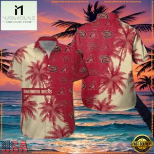 MLB Arizona Diamondbacks Bold Floral Statement Hawaiian ShirtGroup