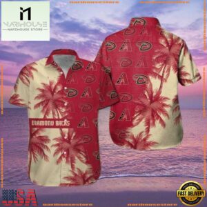 MLB Arizona Diamondbacks Bold Floral Statement Hawaiian ShirtGroup