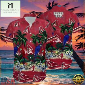 MLB Arizona Diamondbacks Exotic Birds And Foliage Tropical Hawaiian ShirtGroup