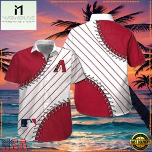 MLB Arizona Diamondbacks Game Day Baseball Seam Hawaiian ShirtGroup