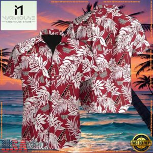 MLB Arizona Diamondbacks Hibiscus Aloha ButtonUp ShirtGroup