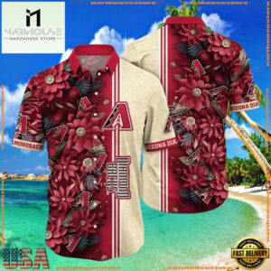 MLB Arizona Diamondbacks Leafy Tropics Aloha Shirt - MLB Fan Gifts 7 MLB Arizona Diamondbacks Leafy Tropics Aloha ShirtGroup