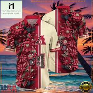MLB Arizona Diamondbacks Leafy Tropics Aloha ShirtGroup