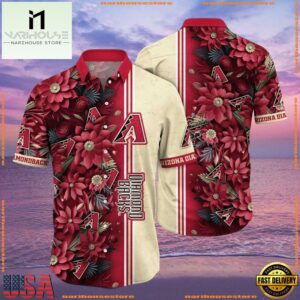 MLB Arizona Diamondbacks Leafy Tropics Aloha ShirtGroup