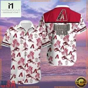 MLB Arizona Diamondbacks Palm Islands Summer Aloha Shirt