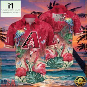 MLB Arizona Diamondbacks Parrot Paradise Summer Hawaiian Shirt