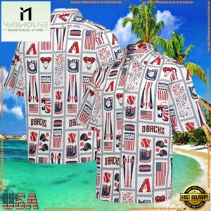 MLB Arizona Diamondbacks Patriotic Summer Hawaiian Shirt