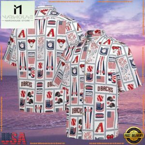 MLB Arizona Diamondbacks Patriotic Summer Hawaiian Shirt