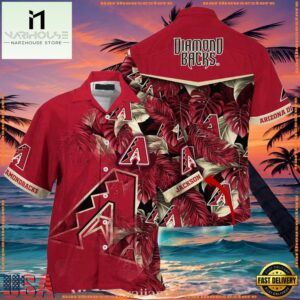 MLB Arizona Diamondbacks Personalized Name Summer Aloha Shirt