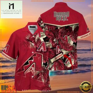 MLB Arizona Diamondbacks Personalized Name Summer Aloha Shirt