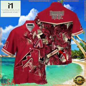 MLB Arizona Diamondbacks Personalized Name Summer Aloha Shirt