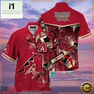 MLB Arizona Diamondbacks Personalized Name Summer Aloha Shirt