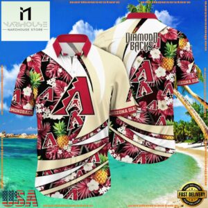 MLB Arizona Diamondbacks Pineapple Party Summer Hawaiian Shirt