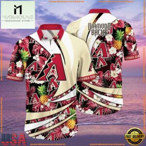 MLB Arizona Diamondbacks Pineapple Party Summer Hawaiian Shirt