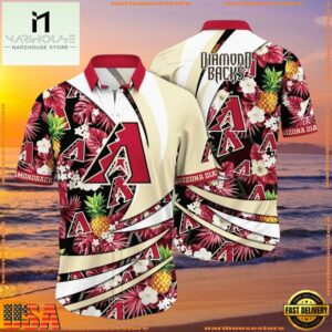 MLB Arizona Diamondbacks Pineapple Party Summer Hawaiian Shirt
