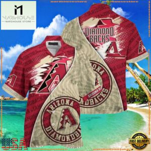 MLB Arizona Diamondbacks Retro Vibe Summer Hawaiian Shirt Vintage, MLB Fans Gifts 7 MLB Arizona Diamondbacks Retro Vibe Summer Hawaiian Shirt