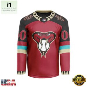 MLB Arizona Diamondbacks Special Hockey Jersey Design Concept