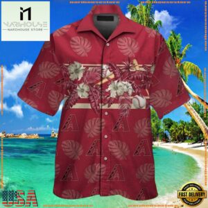 MLB Arizona Diamondbacks Tropical Baseball Summer Hawaiian Shirt