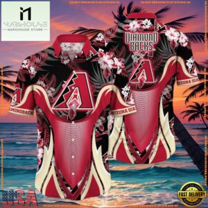 MLB Arizona Diamondbacks Vintage Palm Sunset Hawaiian Shirt For Men Women 7 MLB Arizona Diamondbacks Vintage Palm Sunset Hawaiian Shirt