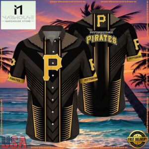 MLB Art Deco Pirates Pittsburgh Hawaiian Shirt