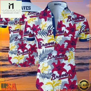 MLB Atlanta Braves Aloha Hawaiian Shirt Summer Button UpGroup