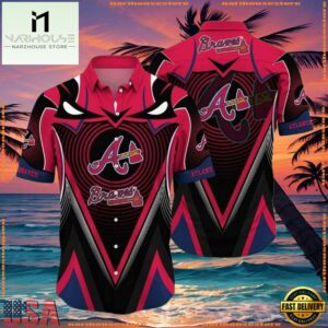 MLB Atlanta Braves Dynamic Art Deco Summer Hawaiian Shirt