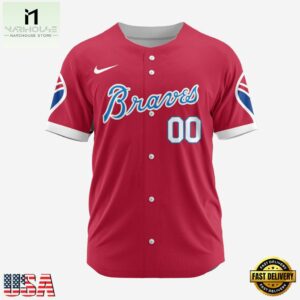 MLB Atlanta Braves Personalized Baseball Team Alternate Design Concept Jersey Shirts