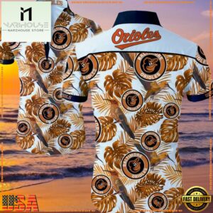 MLB Baltimore Orioles Aloha Hawaiian Shirt Summer Button UpGroup