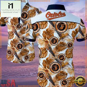 MLB Baltimore Orioles Aloha Hawaiian Shirt Summer Button UpGroup