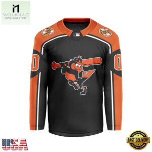 MLB Baltimore Orioles Special Hockey Jersey Design Concept