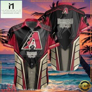 MLB Black Diamondback Elegance Arizona Hawaiian Shirt