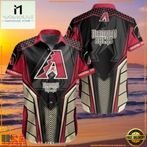 MLB Black Diamondback Elegance Arizona Hawaiian Shirt