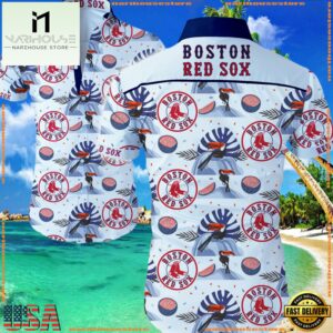 MLB Boston Red Sox Aloha Hawaiian Shirt Button UpGroup