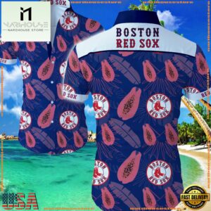 MLB Boston Red Sox Aloha Hawaiian Shirt Summer Button Up New Designs 7 MLB Boston Red Sox Aloha Hawaiian Shirt Summer Button UpGroup